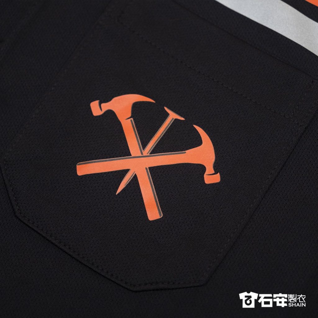 【反光條工作服訂製】建築工程_排汗口袋polo衫 6 反光條工作服訂製4