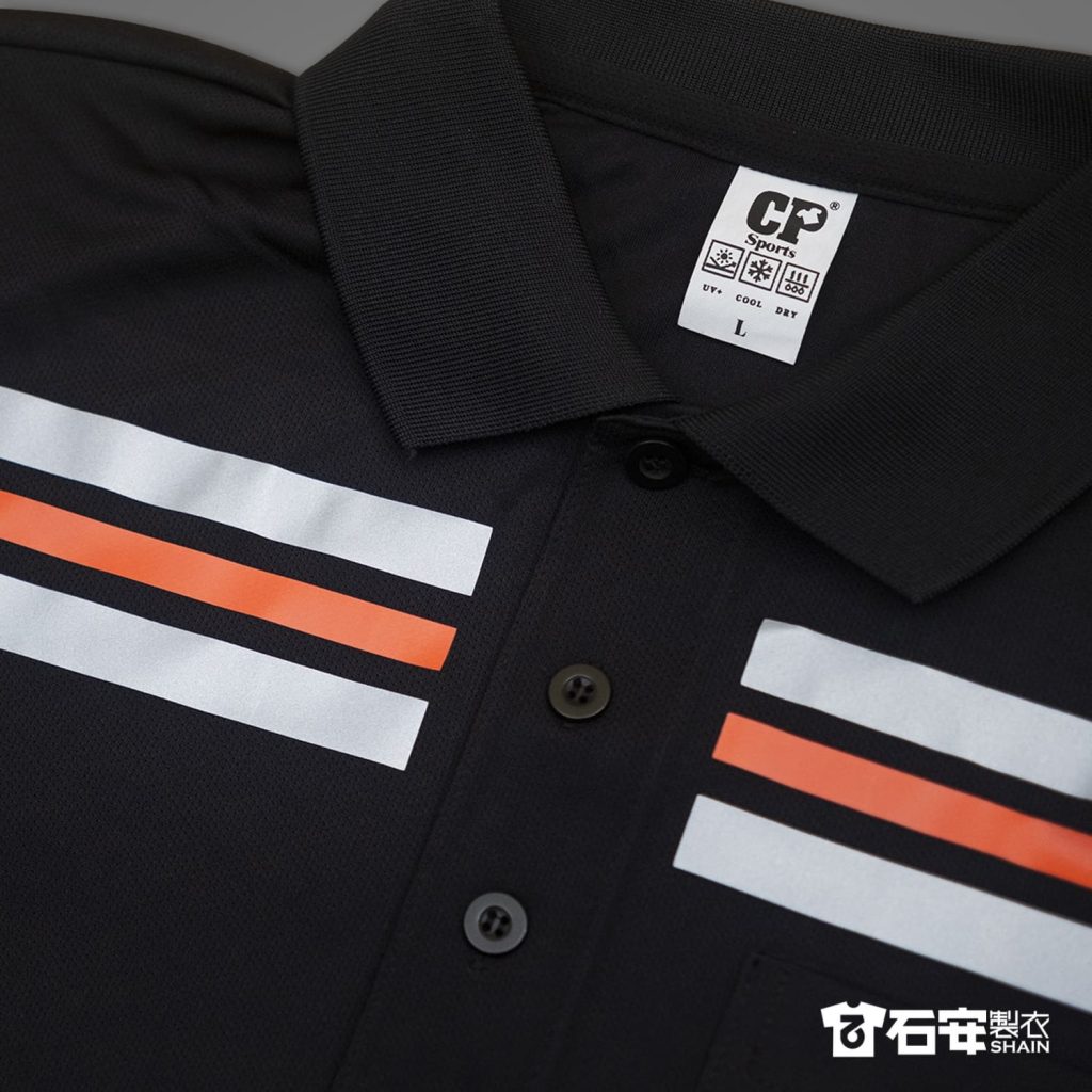 【反光條工作服訂製】建築工程_排汗口袋polo衫 5 反光條工作服訂製5